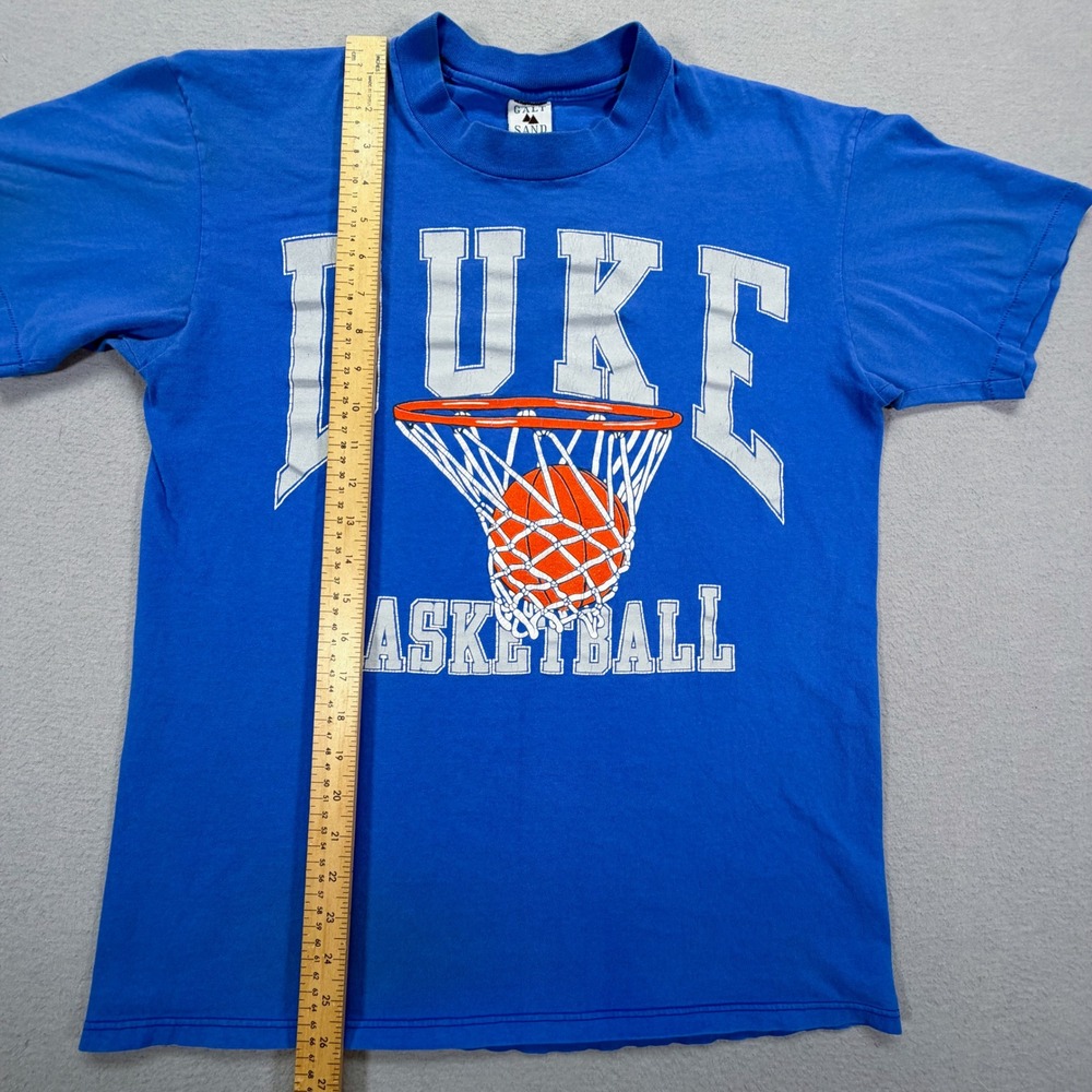 Galt Sand Mens T-Shirt Regular Blue Duke Basketball Vintage Made in USA L - Picture 2 of 9
